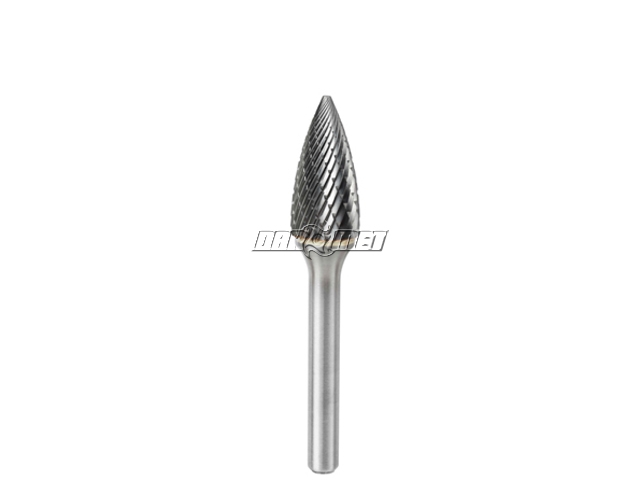 Pilnik obrotowy łukowy ostry SPG, frez do metalu VHM - 3 x 14 mm Pro Line - KG30312-6