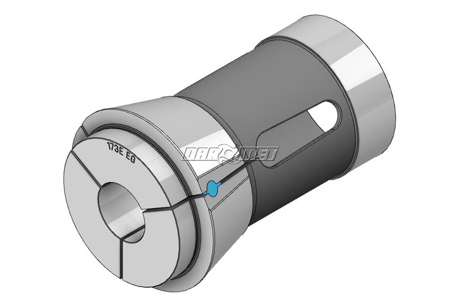 Tulejka zaciskowa automatowa z gniazdem okrągłym | gładka EG - 20 mm | DIN 6343 | 173E (F48) - FATPOL