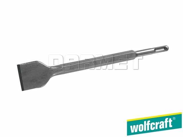 Dłuto płaskie, szerokie z chwytem SDS-Plus, 250 mm - WOLFCRAFT WF7912000