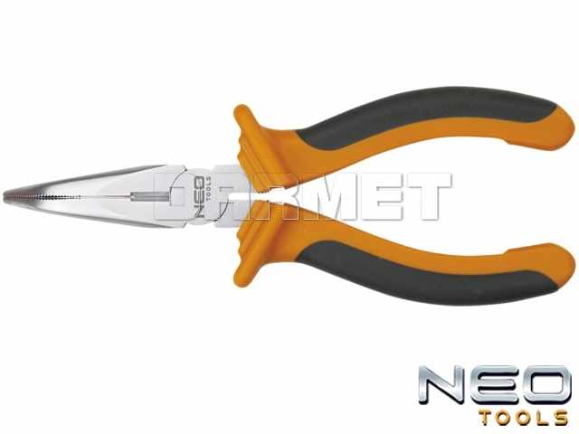 Szczypce wydłużone wygięte, długość: 160MM - NEO TOOLS (01-015)