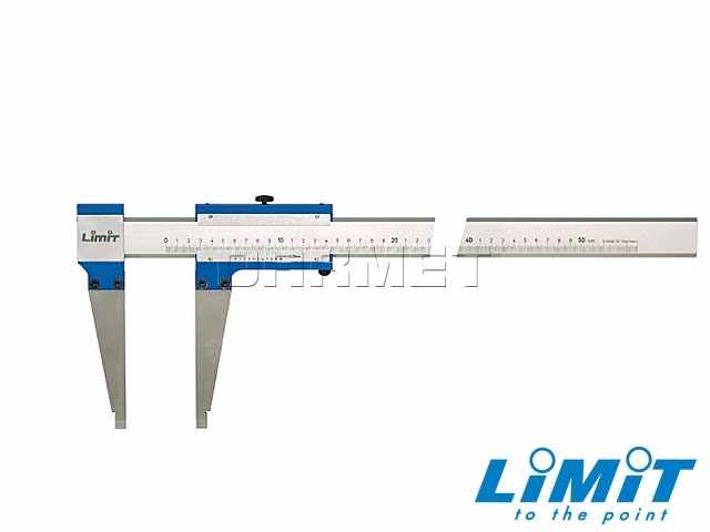 Suwmiarka aluminiowa warsztatowa z precyzyjną regulacją; 1000 x 500 mm - Limit 05750559