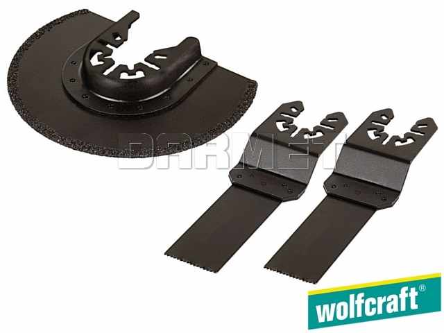 Zestaw osprzętu  do wielofunkcyjnych urządzeń oscylacyjnych - WOLFCRAFT WF3992000