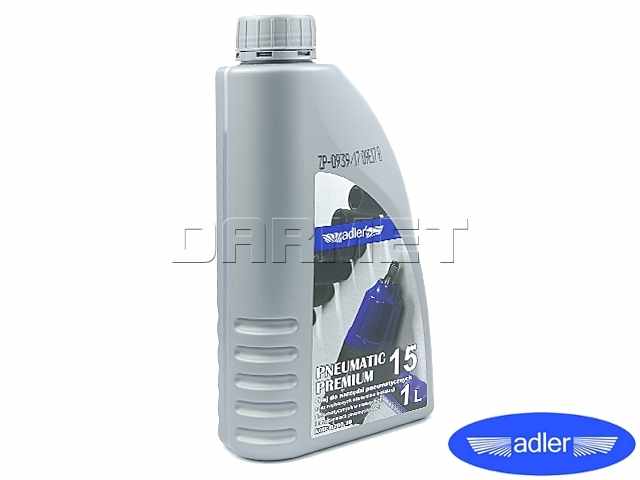 Olej do narzędzi pneumatycznych Pneumatic Premium 15, pojemność 1L - ADLER (0200.3)