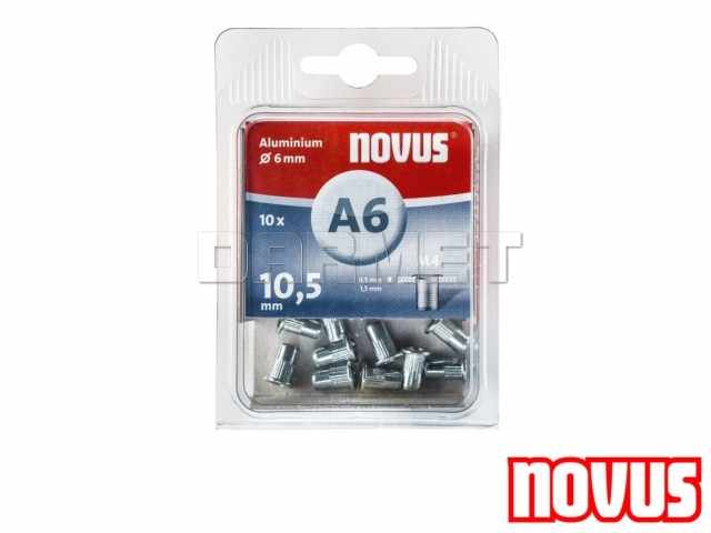 Nity typ AM 6 x 10,5MM - gwint M4 - 10 sztuk - NOVUS (NV045-0041)