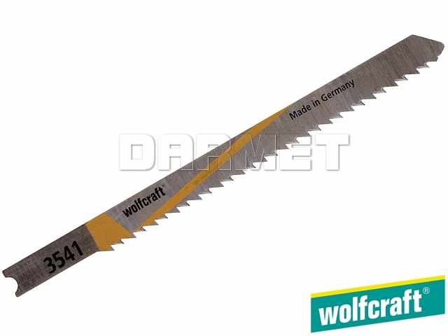 Brzeszczoty do wyrzynarek z trzpieniem "U", do drewna i tworzyw sztucznych, głębokość cięcia: 30 mm - 2 sztuki - WOLFCRAFT (WF3541000)