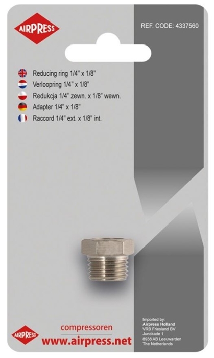 Redukcja mufa 1/8" x nypel 1/4 Airpress 4337560