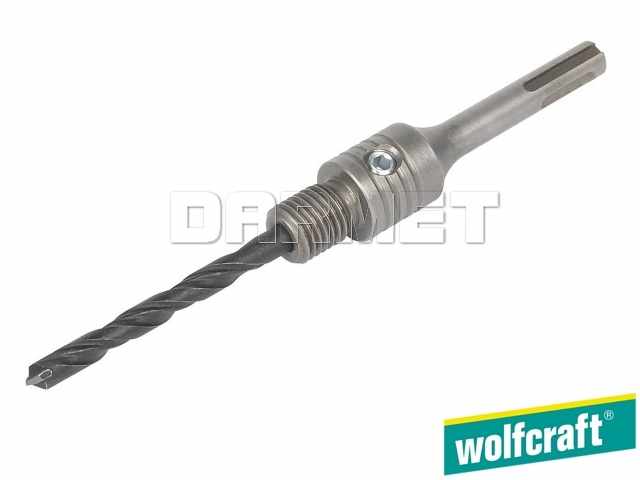 Trzpień mocujący SDS-Plus z wiertłem centrującym, 8 x 80 mm - WOLFCRAFT WF5955000