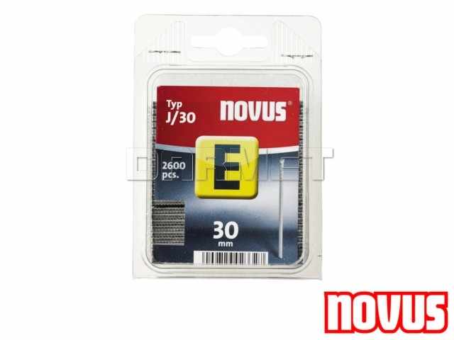 Gwoździe tapicerskie typ E-J, wymiary: 30 mm x 2 mm - 2600 sztuk - NOVUS NV044-0087