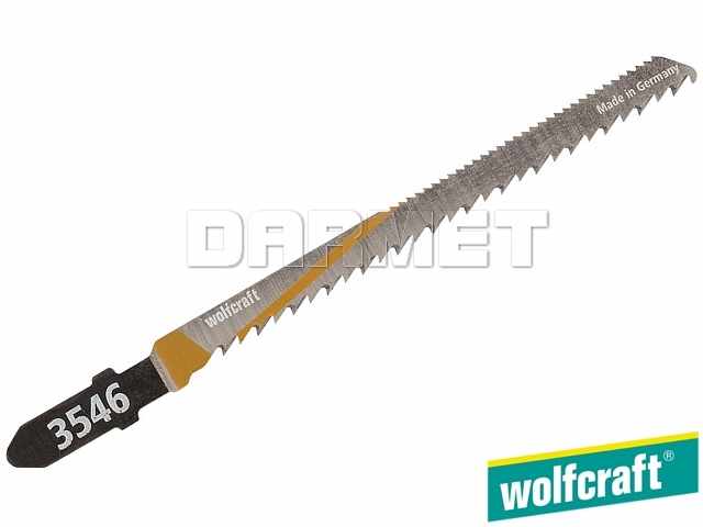 Brzeszczoty do wyrzynarek z trzpieniem "T", do drewna, głębokość cięcia: 30 mm - 2 sztuki - WOLFCRAFT (WF3546000)