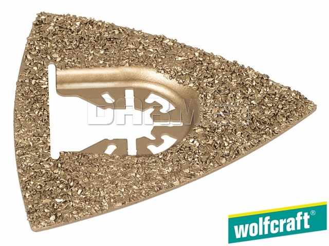 Trójkątna płyta-tarnik, HM do wielofunkcyjnych urządzeń oscylacyjnych - WOLFCRAFT WF3994000