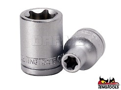 Nasadka 1/2" do łbów z chwytem zewnętrznym wg systemu TORX, M120714-C - E14 x 37,8MM - TENGTOOLS (11207-0404)