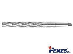 Rozwiertak maszynowy zdzierak trzpieniowy długi z chwytem Morse'a MK2, NRTb HSS - 18,7MM - FENES