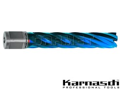 Wiertło koronowe z chwytem Weldon 3/4" | Blue-Line - 26 mm x 80 mm - KARNASCH (20.1285)