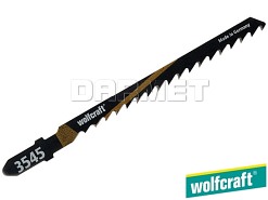 Brzeszczoty do wyrzynarek z trzpieniem "T", do drewna, głębokość cięcia: 50 mm - 2 sztuki - WOLFCRAFT (WF3545000)