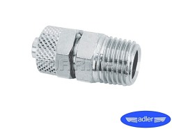 Złączka zaciskowa z gwintem zewnętrznym 1/8" na przewód 8 x 6MM - ADLER (0190.20)