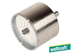 Otwornica diamentowa "Ceramic" z trzpieniem 10 mm, średnica: 35 mm - WOLFCRAFT WF5926000