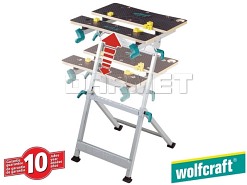 Stół roboczy-zaciskowy z regulacją wysokości MASTER 600 - WOLFCRAFT (WF6182000)