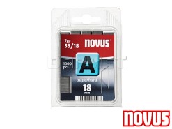 Zszywki tapicerskie typ 53 | 18 x 11,30 mm - 1000 sztuk - NOVUS NV042-0360