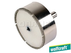 Otwornica diamentowa "Ceramic" z trzpieniem 10MM, średnica: 68 mm - WOLFCRAFT WF8911000