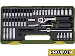 Zestaw mechaniki precyzyjnej z grzechotką 1/4" - 49 części - PROXXON (PR23280)