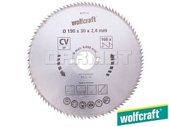 Piła tarczowa 127 x 12,75 mm do pilarek ręcznych | 80 zębów | seria niebieska - WOLFCRAFT WF6255000