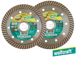 Tarcza diamentowa do cięcia ”Project Ceramic”, 125 x 10 x 22,2 mm - WOLFCRAFT WF8329000