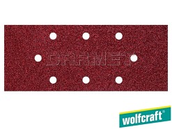 Pasek szlifierski samoprzyczepny, granulacja: 40, 80, 120, wymiary: 93 mm x 230 mm - 15 sztuk - WOLFCRAFT WF8409000