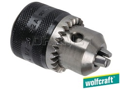 Uchwyt wiertarski na kluczyk: 1,5 - 13 mm - 1/2” - 20 - WOLFCRAFT WF2603000