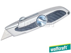 Nóż standardowy z wysuwanym ostrzem trapezowym - WOLFCRAFT WF4133000