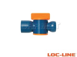 Zawór z gwintem wewnętrznym NPT 1/2", system 1/2" - LOC-LINE (39853.1)