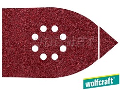 Nakładki ścierne samoprzyczepne, granulacja: 120, rozmiar: 107 x 142 mm - 6 sztuk - WOLFCRAFT WF1793000