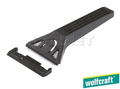 Skrobak plastikowy drobnych nierówności z gładkich powierzchni, ostrze: 61 mm - WOLFCRAFT WF4193000