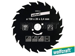 Piła tarczowa 210 x 30 mm do pilarek ręcznych | 30 zębów | seria zielona - WOLFCRAFT WF6381000