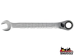 Klucz płasko-oczkowy z zapadką - 13MM - TENGTOOLS (10972-0607)