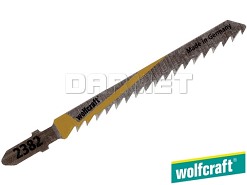 Brzeszczoty do wyrzynarek z trzpieniem "T", do drewna, głębokość cięcia: 45 mm - 2 sztuki - WOLFCRAFT (WF2382000)