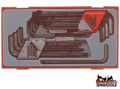 Klucze imbusowe i klucze torx | zestaw 28 szt. - TENGTOOLS 128250107