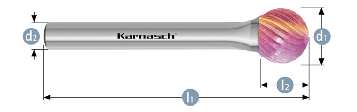 Pilnik obrotowy kulisty- Karnasch