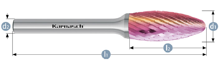 Pilnik obrotowy płomykowy- Karnasch