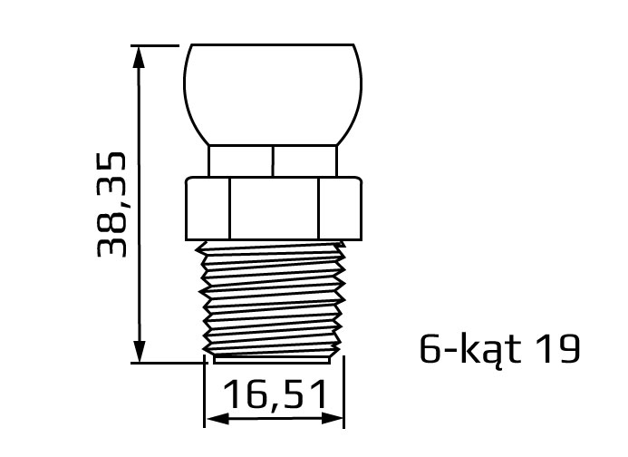 segment z gwintem zewnętrznym NPT 3/8_system 1/2