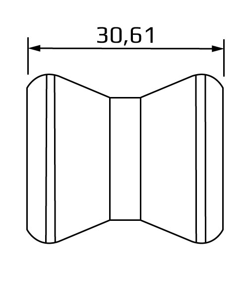 łącznik 1/2" - wymiary