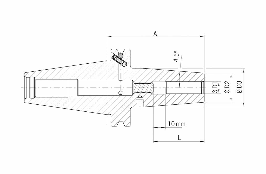 Oprawka termokurczliwa STANDARD- Typ DIN 69871