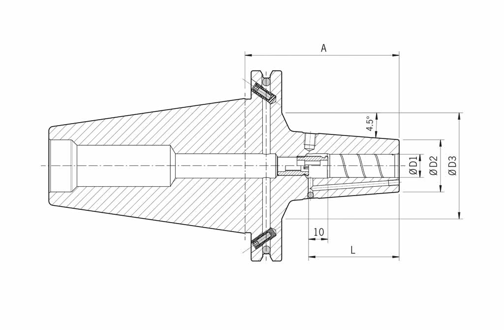 Oprawka termokurczliwa POWER COLLET CHUCKS HAIMER- Typ DIN 69871