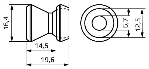 pojedynczy segment systemu 1/4"