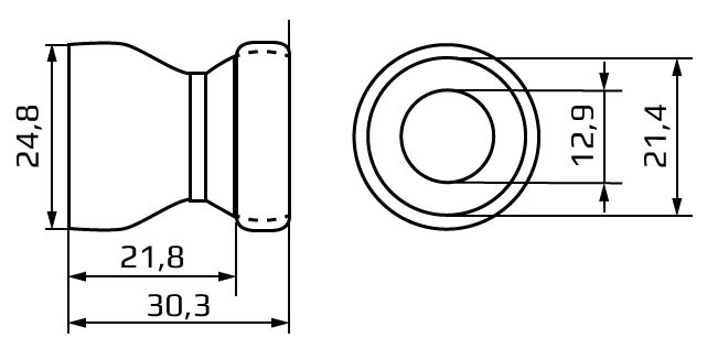 pojedynczy segment systemu 1/2"